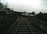Blick auf Einfahrsignal Weikersheim 1992